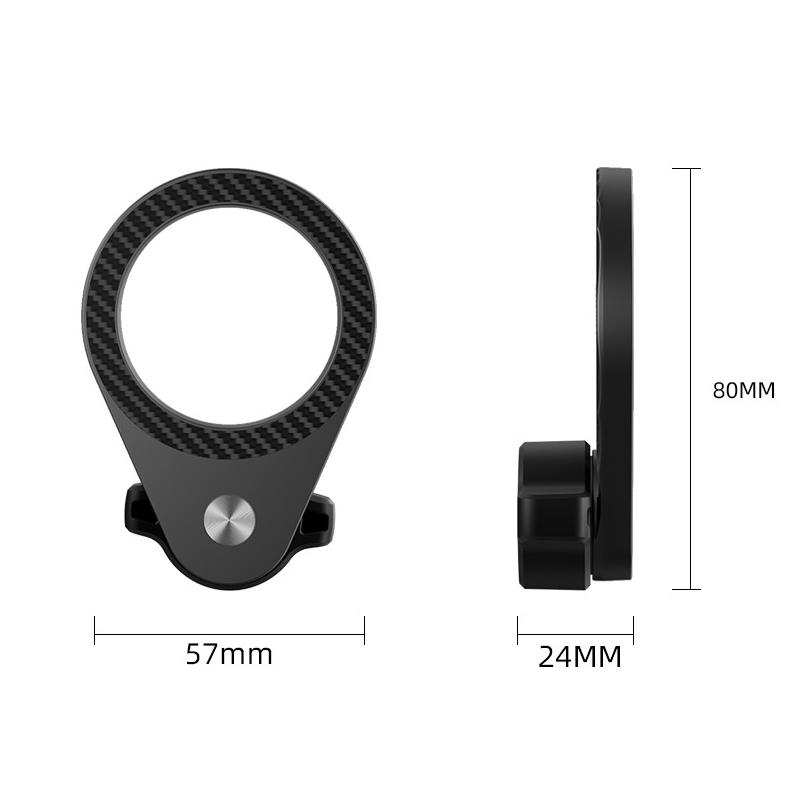 Magnetic Phone Holder For Car Vent - 1 adet karbon Fiber manyetik araç