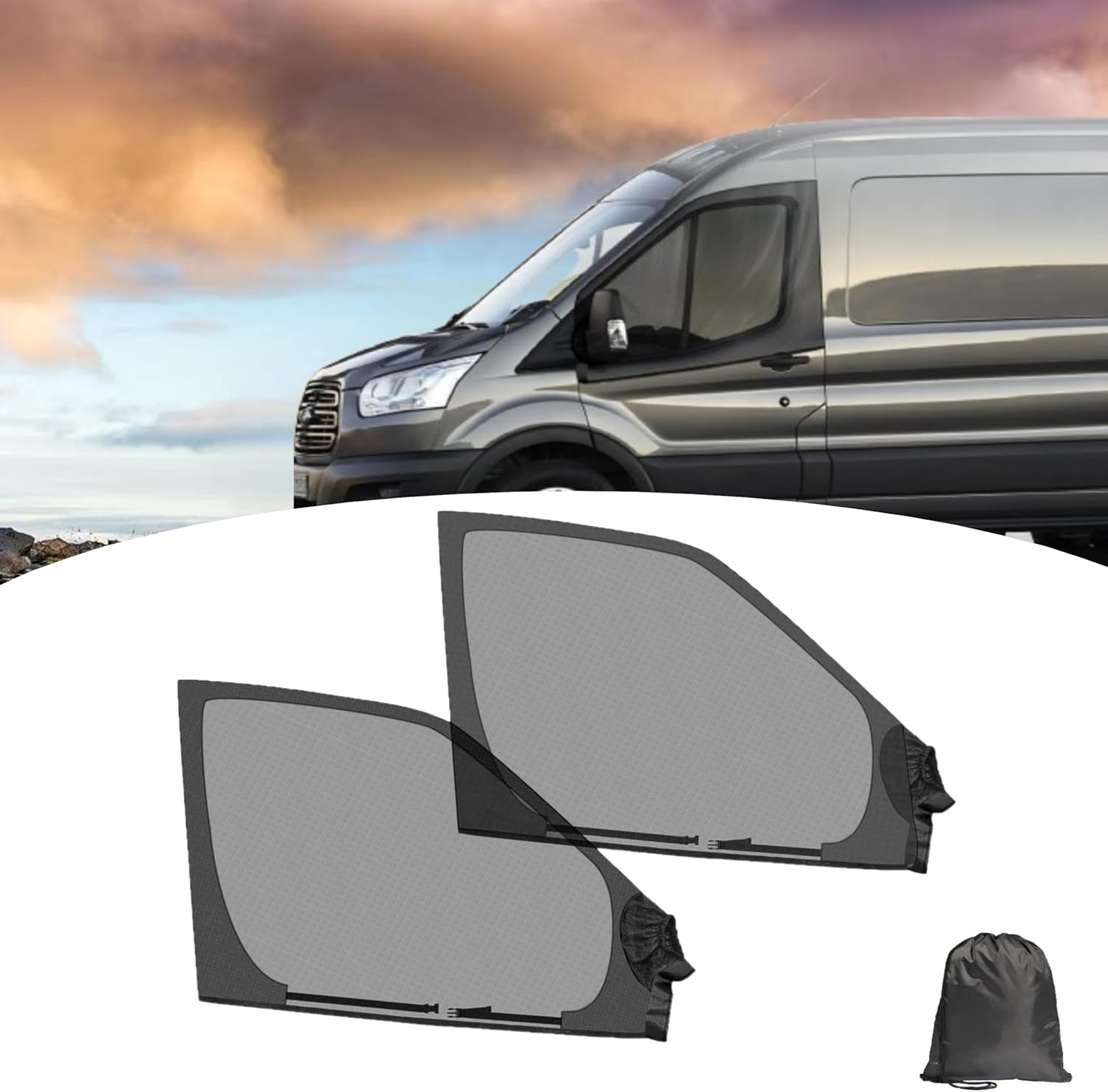 Car Accessories - 2 adet evrensel karavan pencere böcek