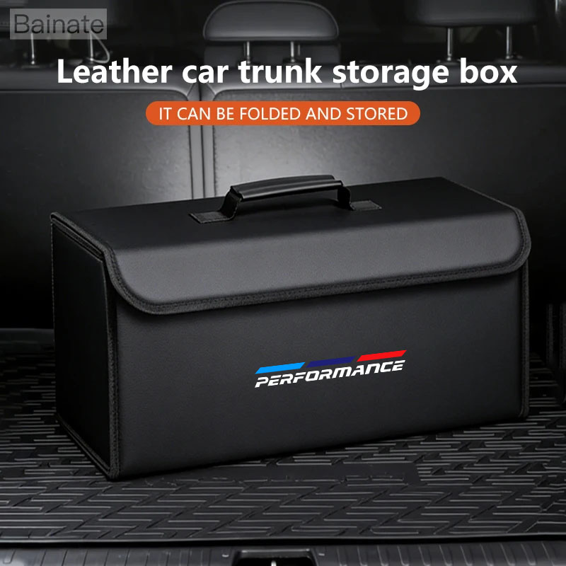 Car Trunk Organizer Foldable Storage Box - Araba Deri Bagaj Düzenleyici Katlanabilir Saklama