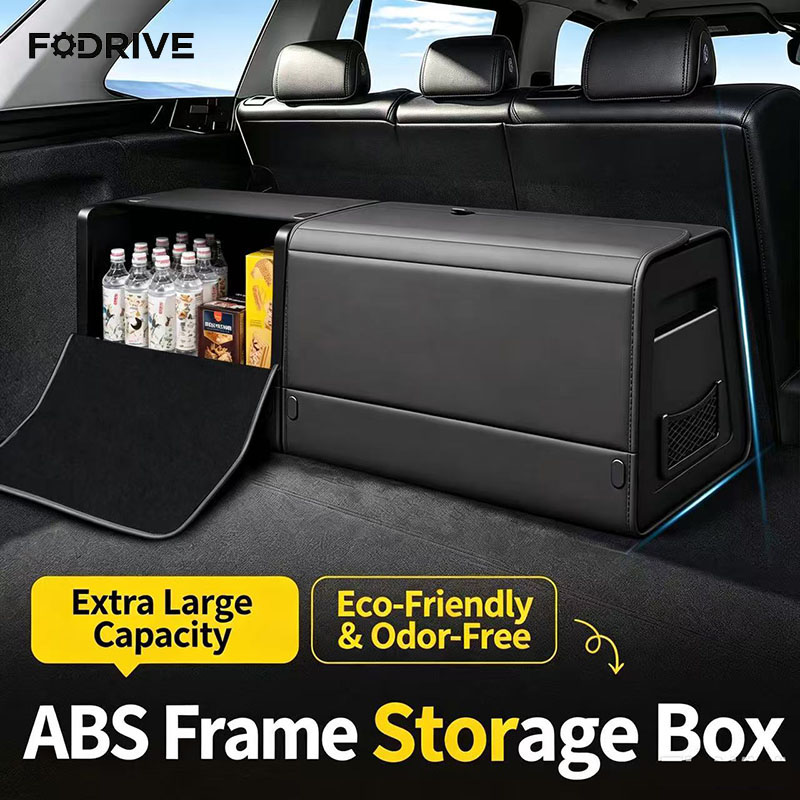 Car Trunk Organizer Foldable Storage Box - Araba Bagaj Düzenleyici Kutusu Nappa Deri
