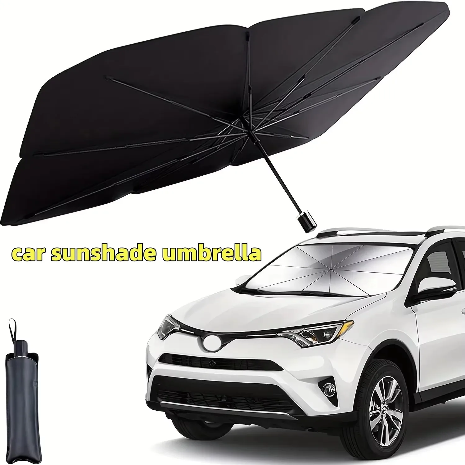 Car Sunshade Windshield Umbrella Foldable - Çok Amaçlı Kullanışlı Katlanabilir Araba Ön