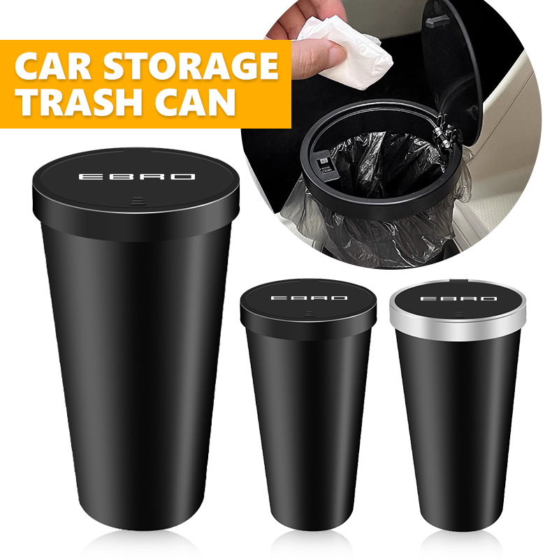 Waterproof Car Trash Can With Lid - Araba Çöp Kutusu Mini Su Geçirmez