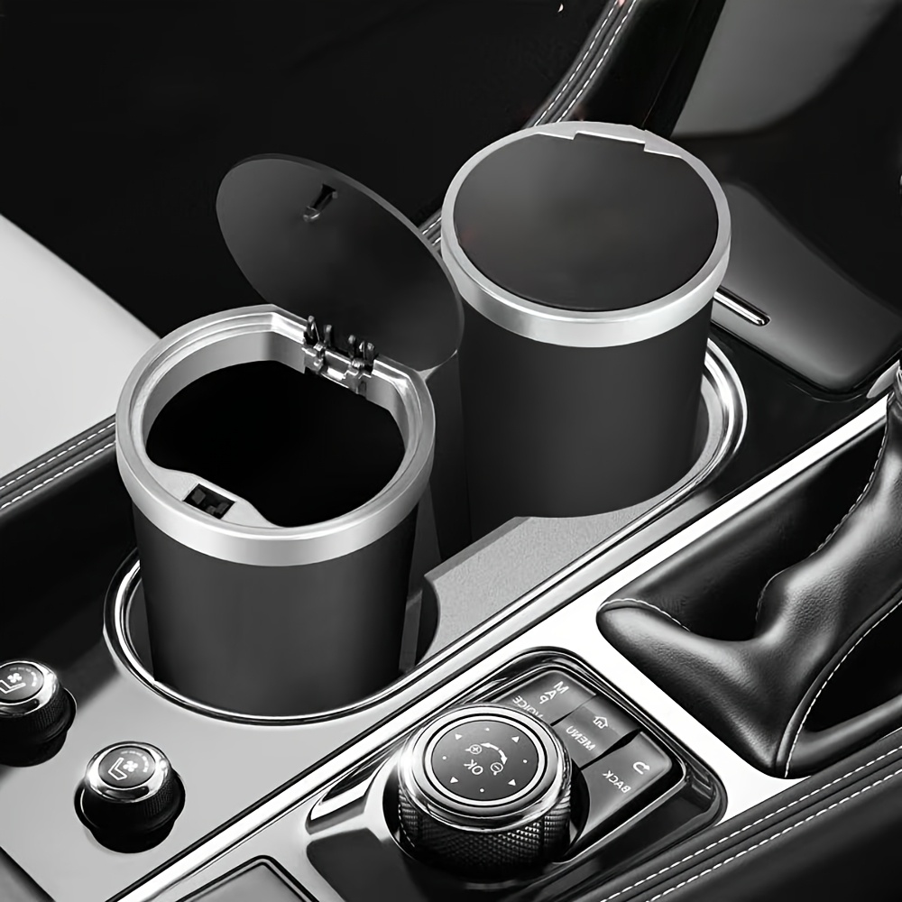 Waterproof Car Trash Can With Lid - Kompakt Sızdırmaz Mini Araba Çöp Kovası,