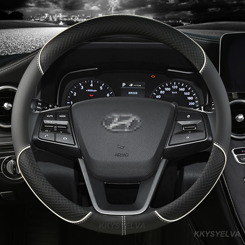 Car Steering Wheel Cover Anti Slip Breathable - Mikrofiber Deri Araba direksiyon kılıfı kaymaz