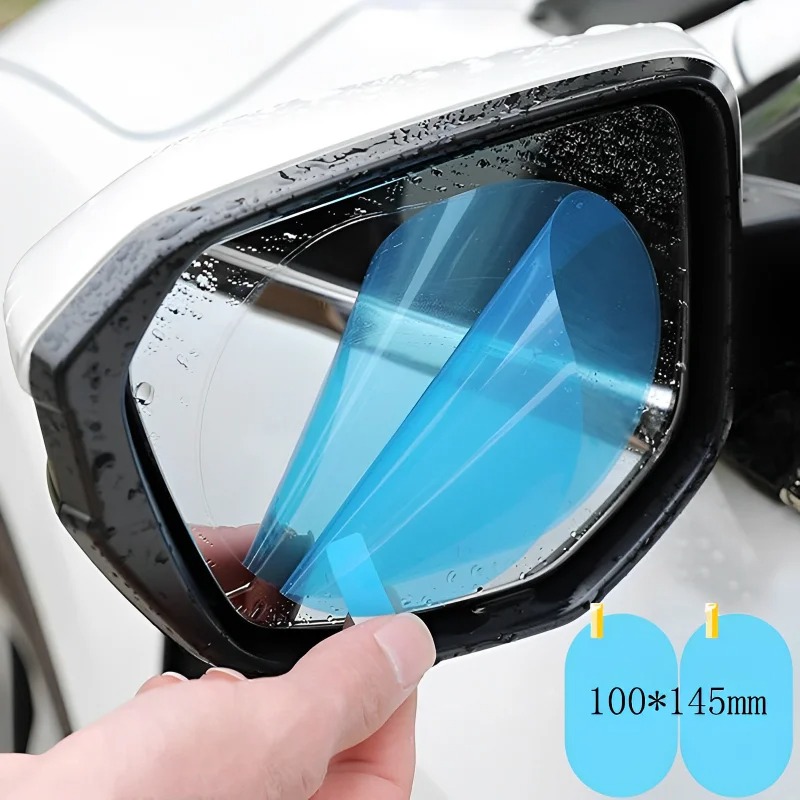 Anti Glare Car Rearview Mirror Film - Nano Kaplamalı Araba Aynası Koruyucu Etiket,