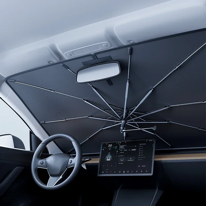 Car Sunshade Windshield Umbrella Foldable - Araba Şemsiyesi Ön Cam Güneşliği Katlanabilir