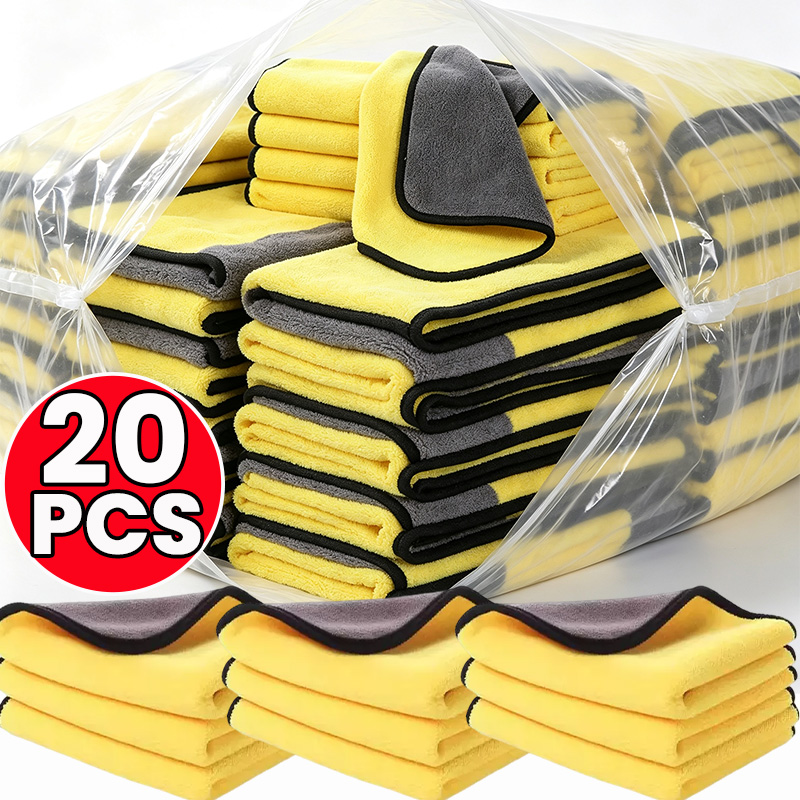 1/20 adet Araba Temizleme Mikr - Microfiber Car Drying Towel Super Absorbent incelemesi ve fiyatı