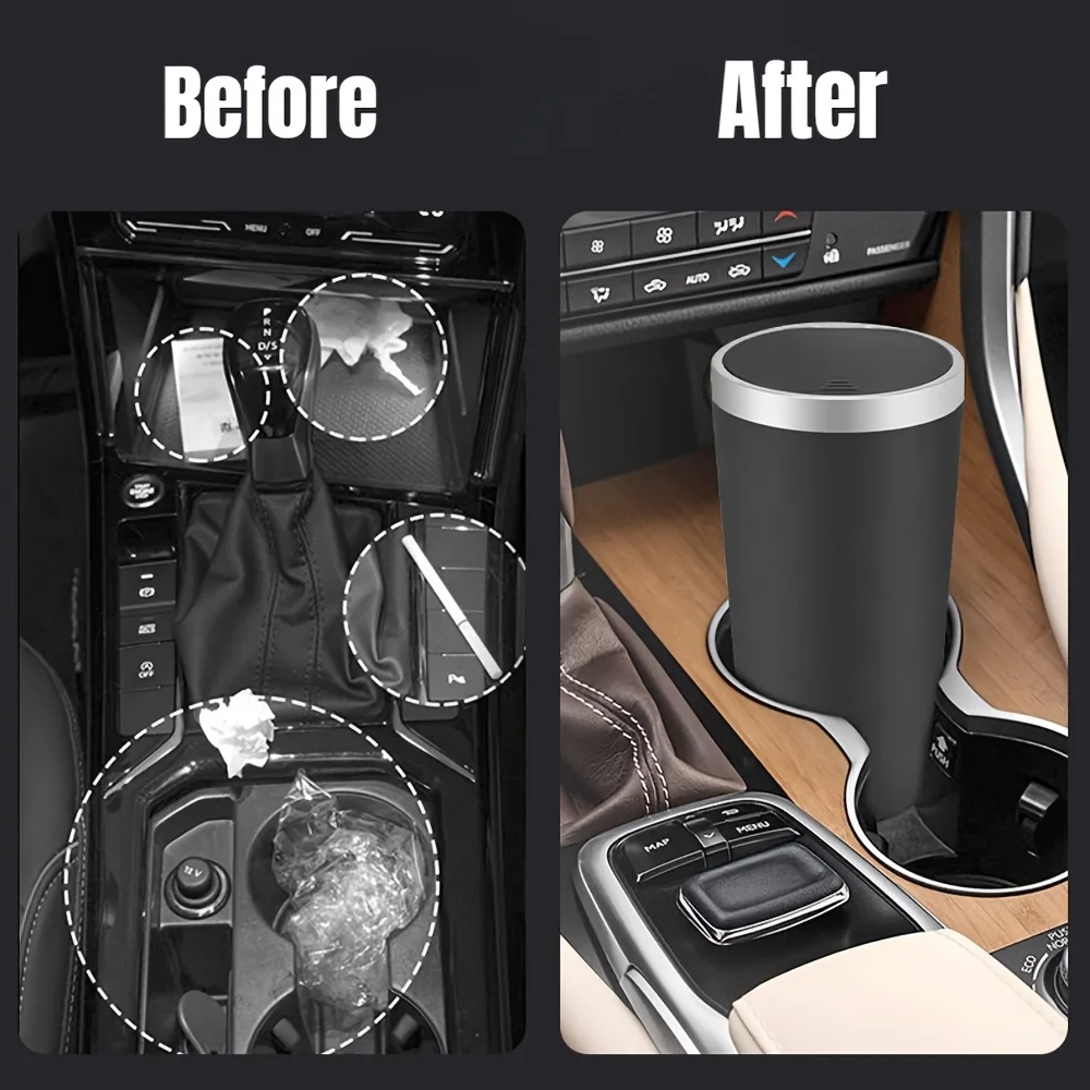 Bardak Tutucular için Depolama - Waterproof Car Trash Can With Lid incelemesi ve fiyatı
