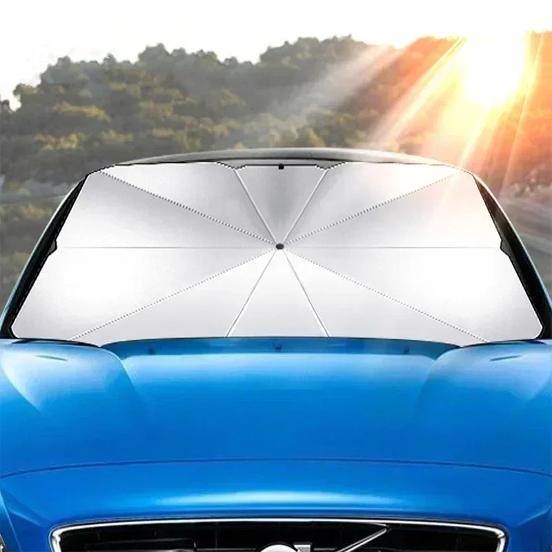 Araba Şemsiyesi Güneşlik Ön Ca - Car Sunshade Windshield Umbrella Foldable incelemesi ve fiyatı