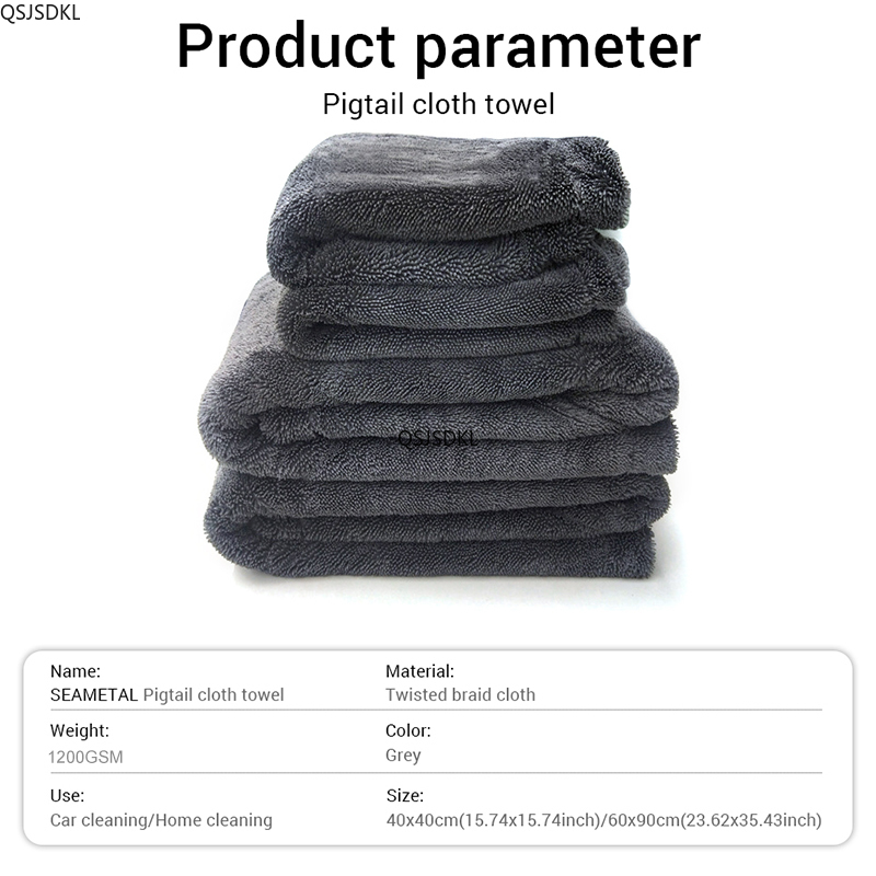 1200GSM/600GSM Mikrofiber Arab - Microfiber Car Drying Towel Super Absorbent incelemesi ve fiyatı