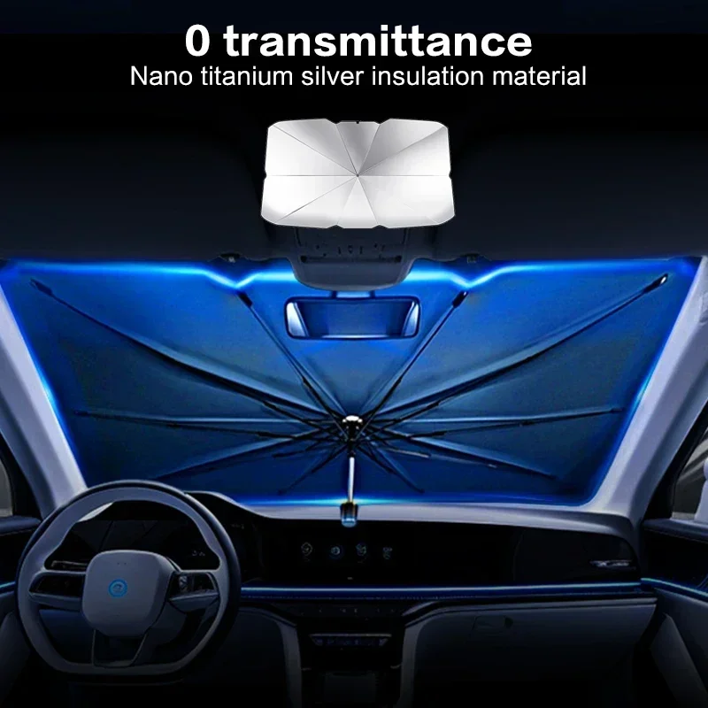 Araba Güneşliği Ön Cam Şemsiye - Car Sunshade Windshield Umbrella Foldable incelemesi ve fiyatı