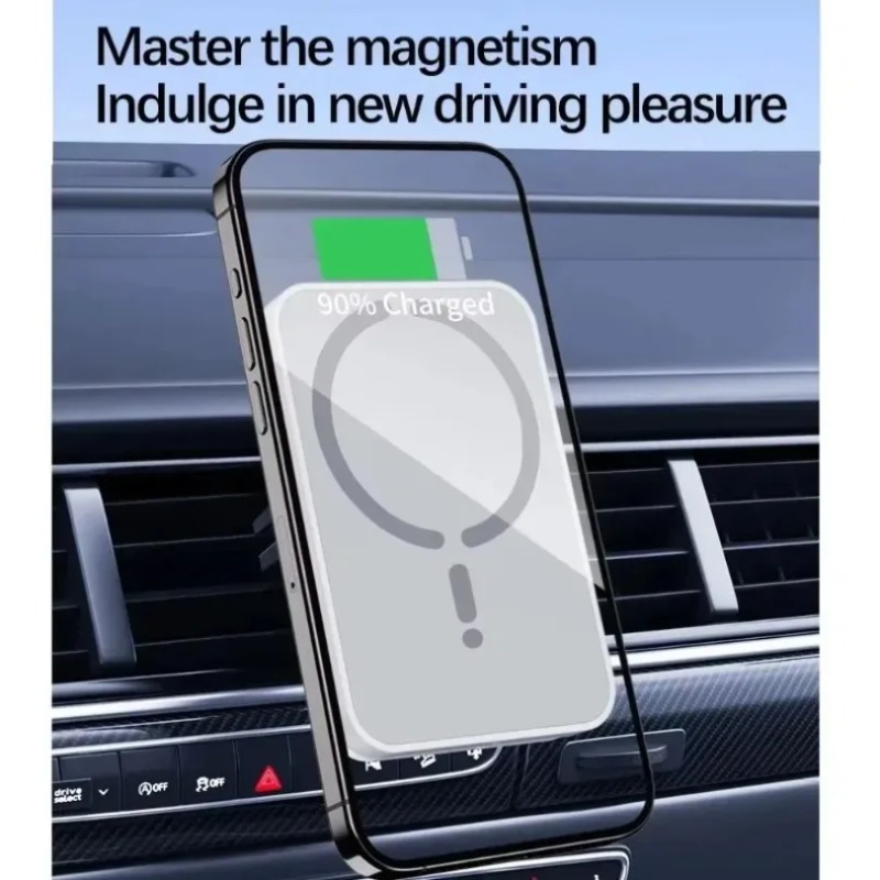 Manyetik Araç İçi Kablosuz Şar - Magnetic Phone Holder For Car Vent incelemesi ve fiyatı