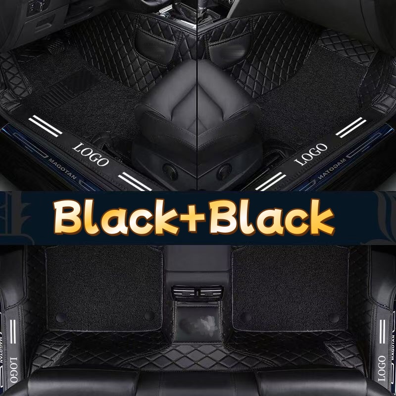 Lüks PVC Deri Tam Kaplama Su G - Car Floor Mats Universal Waterproof Leather incelemesi ve fiyatı