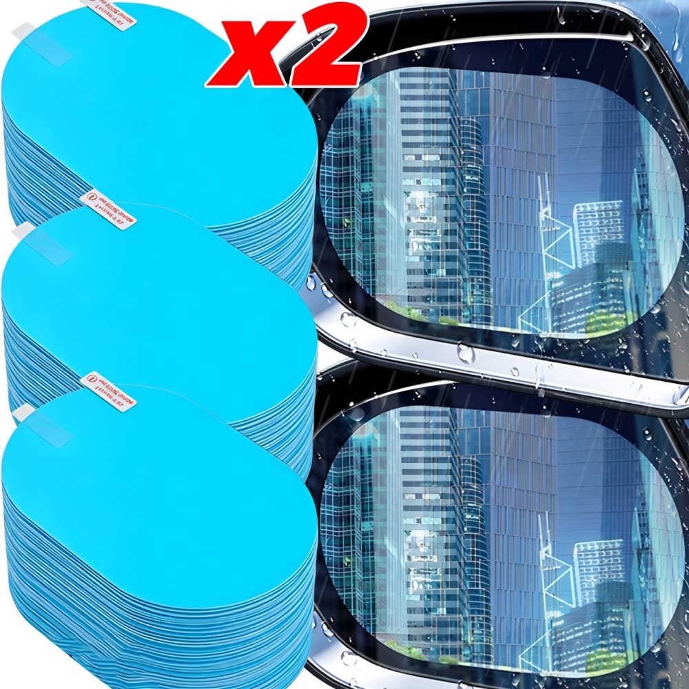 2/1 adet evrensel anti-sis par - Anti Glare Car Rearview Mirror Film incelemesi ve fiyatı