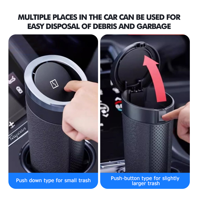 Araba çöp konteyneri su geçirm - Waterproof Car Trash Can With Lid incelemesi ve fiyatı