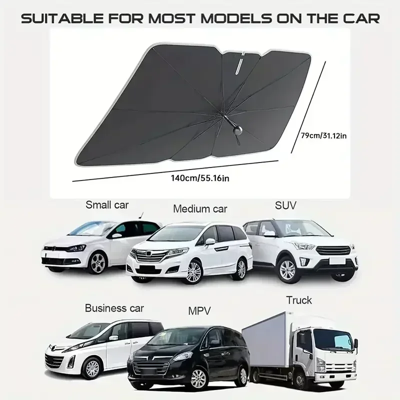 Çok Amaçlı Kullanışlı Katlanab - Car Sunshade Windshield Umbrella Foldable incelemesi ve fiyatı