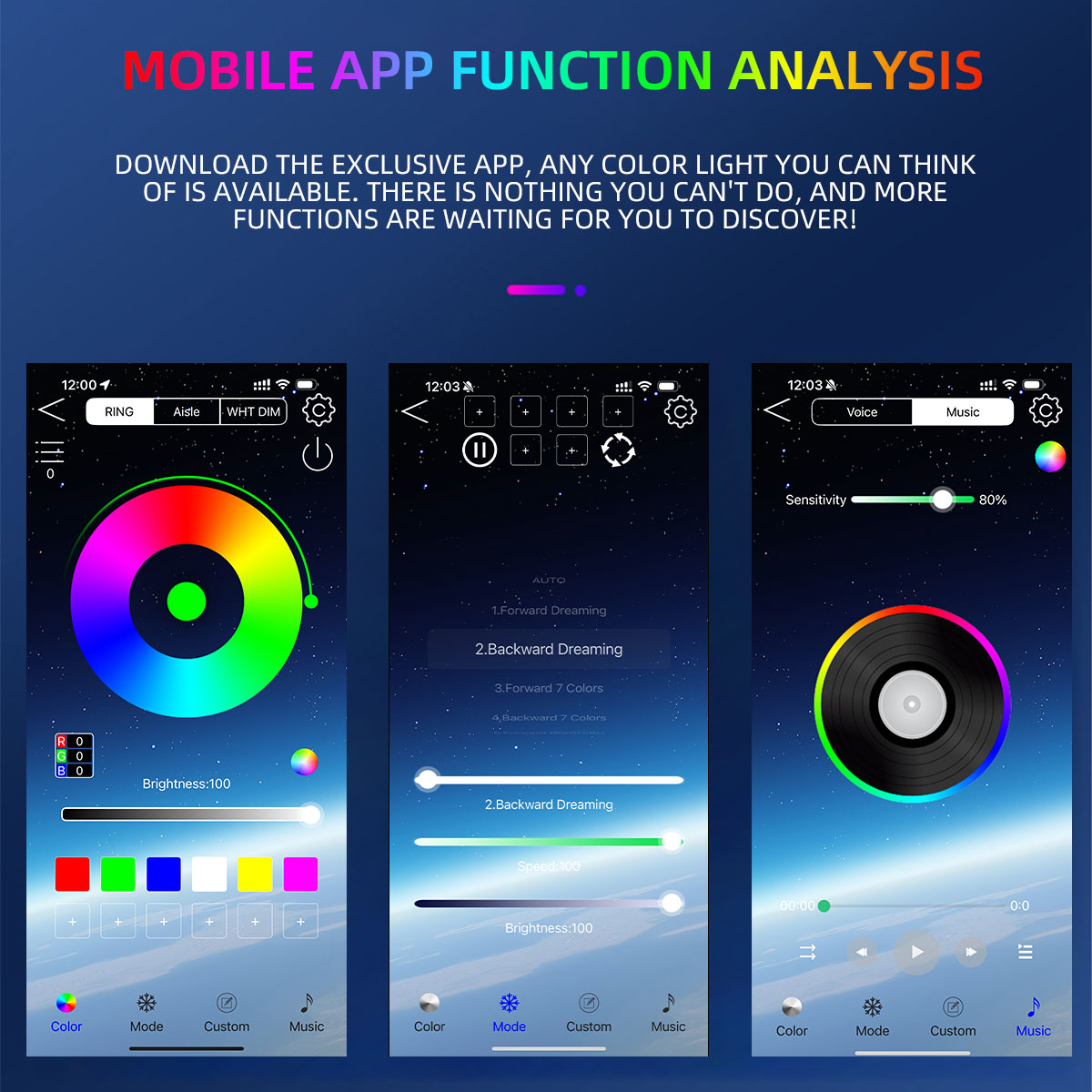 2/4in1 Neon 12/18 LED Araç İç  - Led Ambient Interior Car Lights App Control incelemesi ve fiyatı