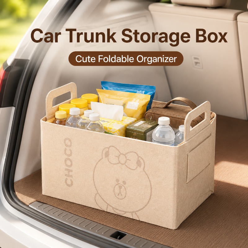 20L Büyük Keçe Bagaj Düzenleyi - Car Trunk Organizer Foldable Storage Box incelemesi ve fiyatı
