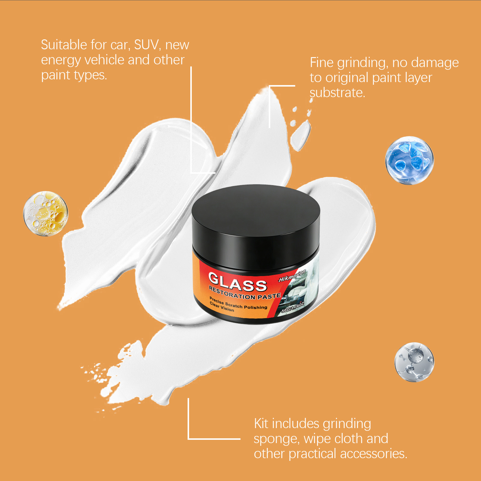 Araba Camı Parlatma Cilası Çiz - Car Scratch Repair Polishing Wax Paste incelemesi ve fiyatı