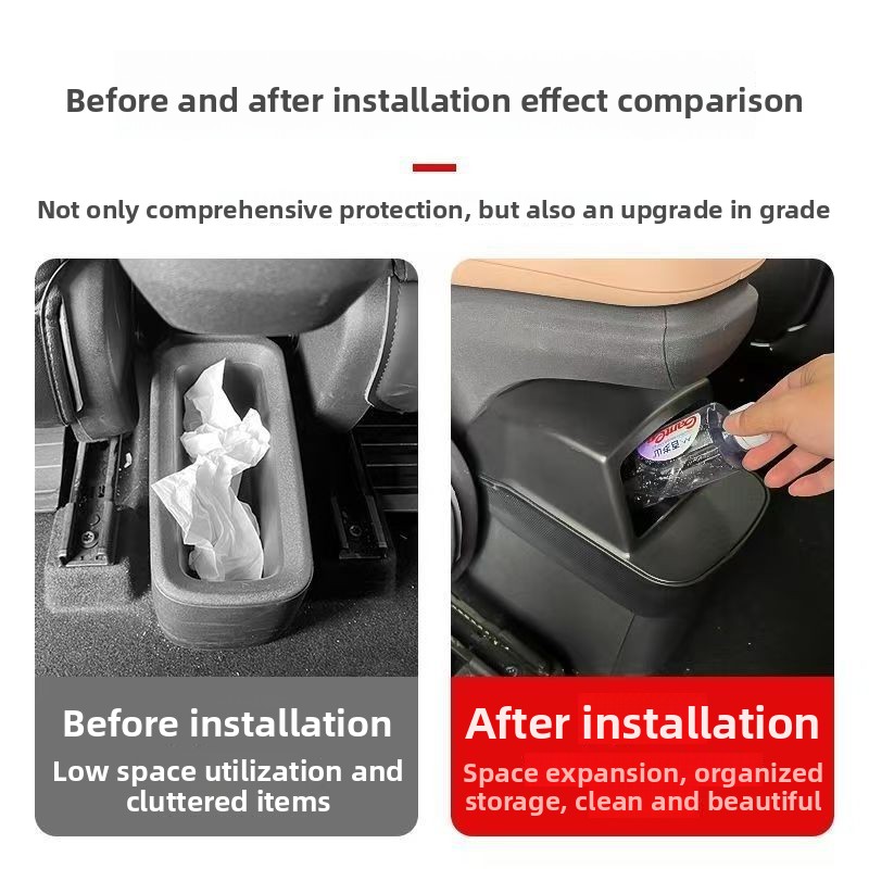 BYD Seagull 2023+ için silikon - Waterproof Car Trash Can With Lid incelemesi ve fiyatı