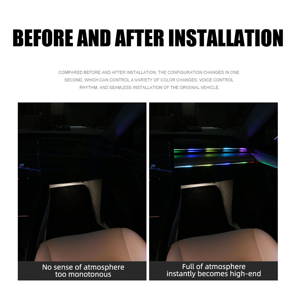 6/10 in1 Araba Led Ortam Işıkl - Led Ambient Interior Car Lights App Control incelemesi ve fiyatı