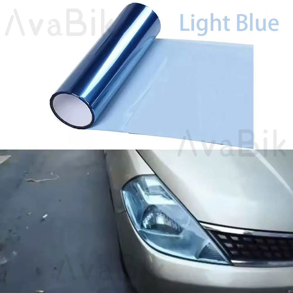 30CM Araba Farı Mavi Renk Deği - Anti Glare Car Rearview Mirror Film incelemesi ve fiyatı