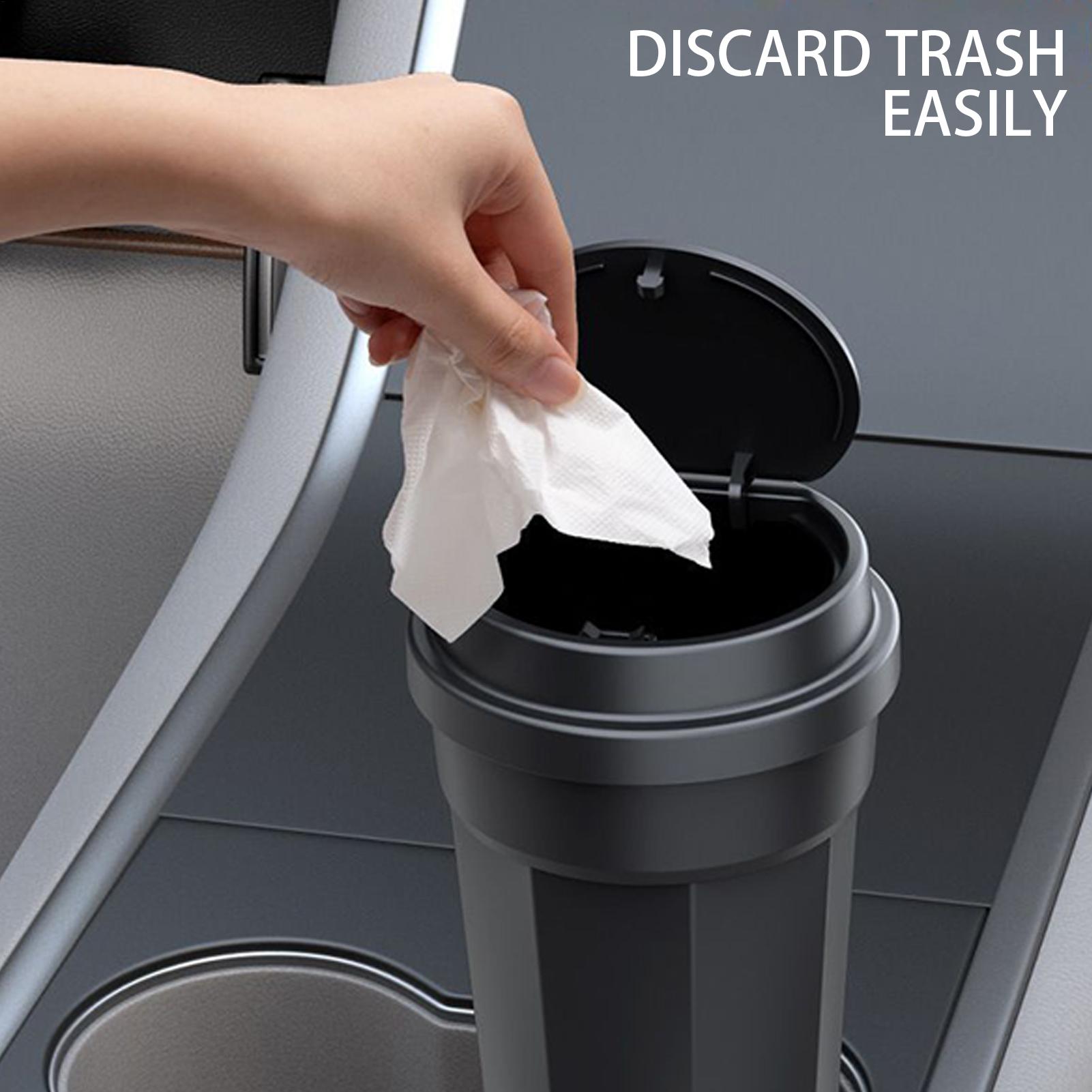 Araba çöp kutusu bardak tutucu - Waterproof Car Trash Can With Lid incelemesi ve fiyatı