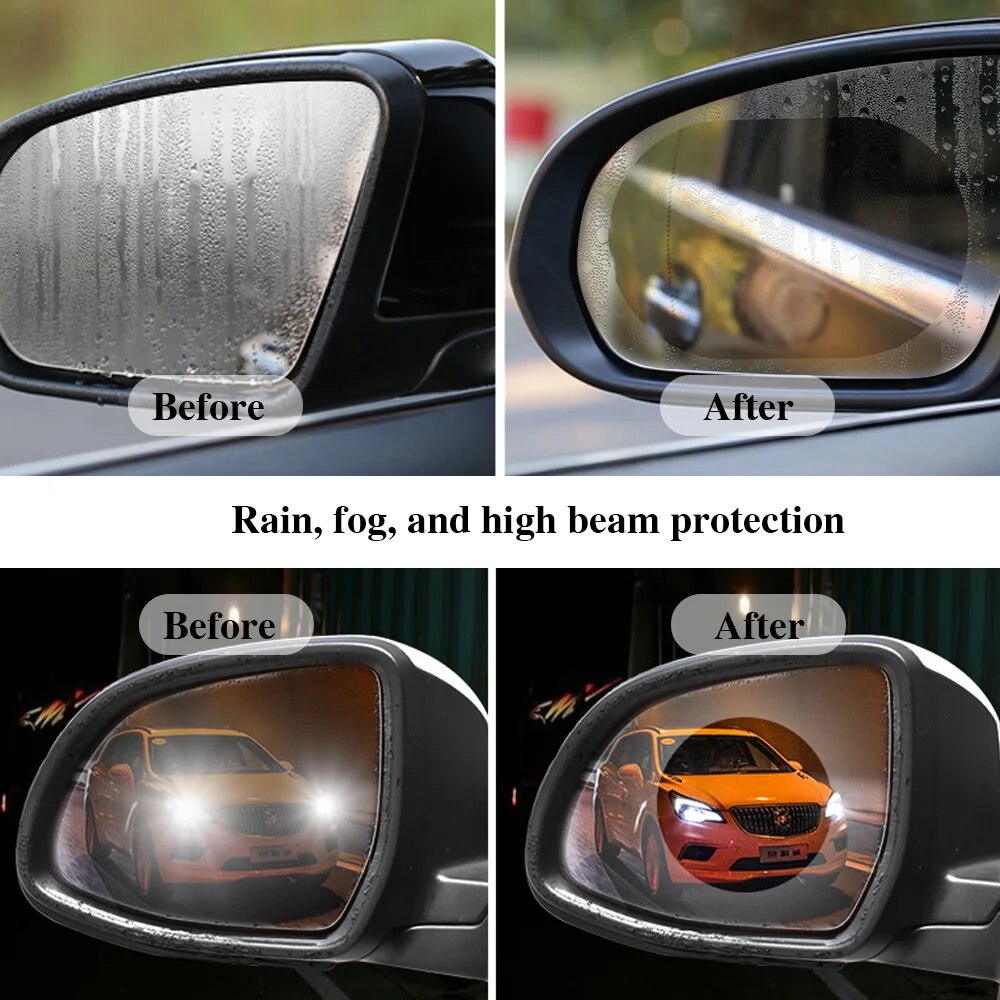 2 adet evrensel anti-sis parla - Anti Glare Car Rearview Mirror Film incelemesi ve fiyatı