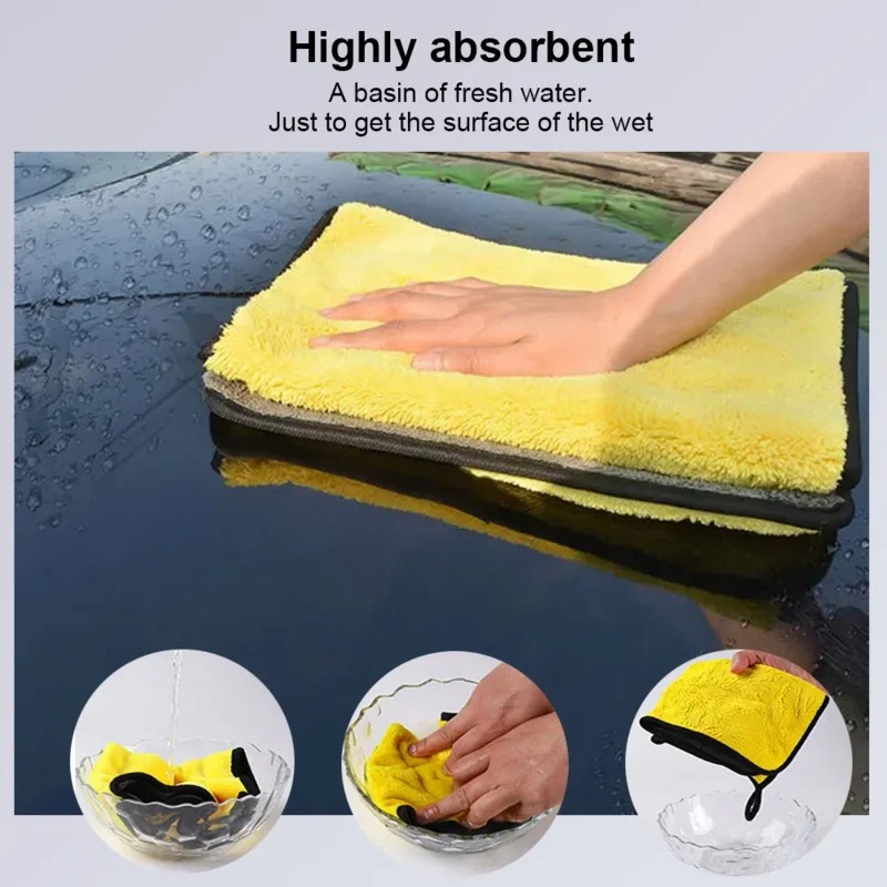 1-20 adet Kalınlaştırılmış Mik - Microfiber Car Drying Towel Super Absorbent incelemesi ve fiyatı