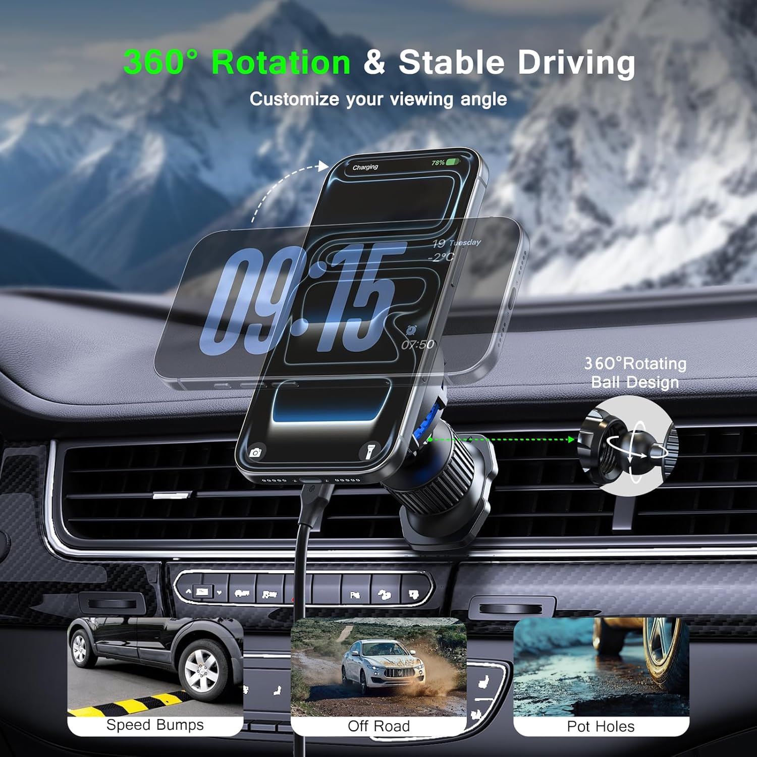 UYUXIO Tüketici Elektroniği Ma - Magnetic Phone Holder For Car Vent incelemesi ve fiyatı