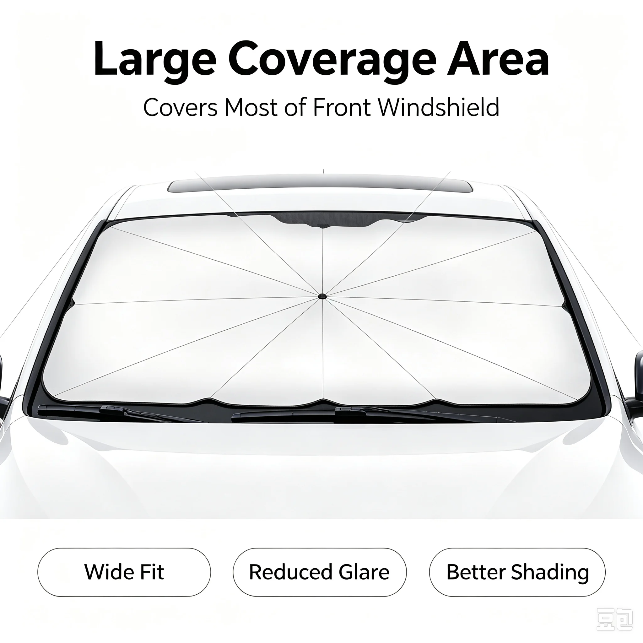 Katlanabilir Araba Ön Camı Gün - Car Sunshade Windshield Umbrella Foldable incelemesi ve fiyatı