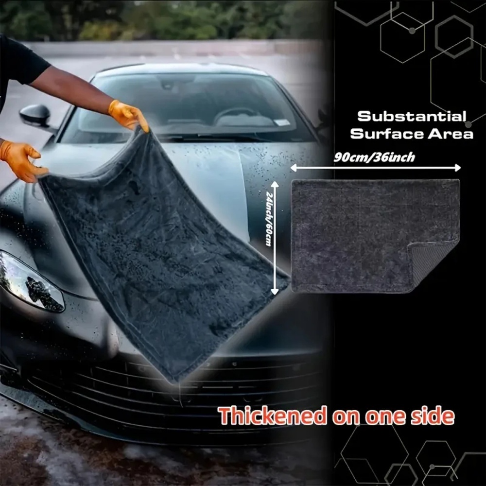 Büyük Boy Koyu Gri Araba Mikro - Microfiber Car Drying Towel Super Absorbent incelemesi ve fiyatı