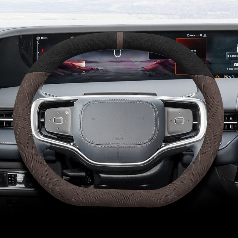 Lincoln Nautilus 2021-2025 içi - Car Steering Wheel Cover Anti Slip Breathable incelemesi ve fiyatı