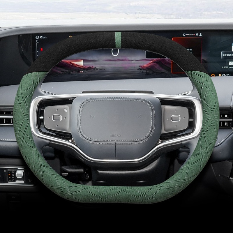 Lincoln Nautilus 2021-2025 içi - Car Steering Wheel Cover Anti Slip Breathable incelemesi ve fiyatı
