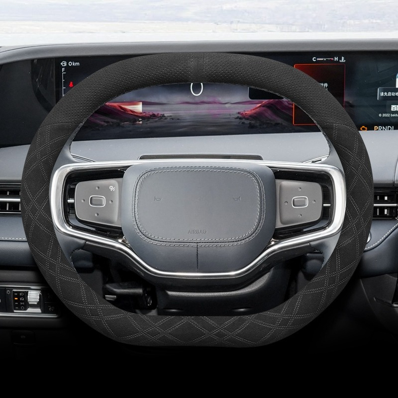 Lincoln Nautilus 2021-2025 içi - Car Steering Wheel Cover Anti Slip Breathable incelemesi ve fiyatı