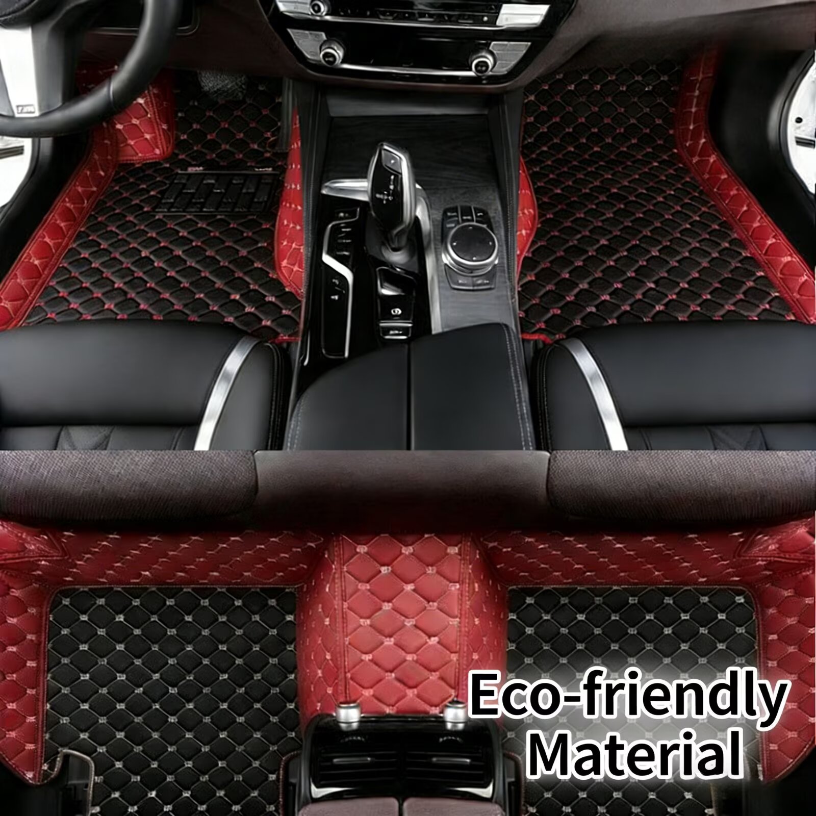 Deri araba paspaslar Jeep Libe - Car Floor Mats Universal Waterproof Leather incelemesi ve fiyatı