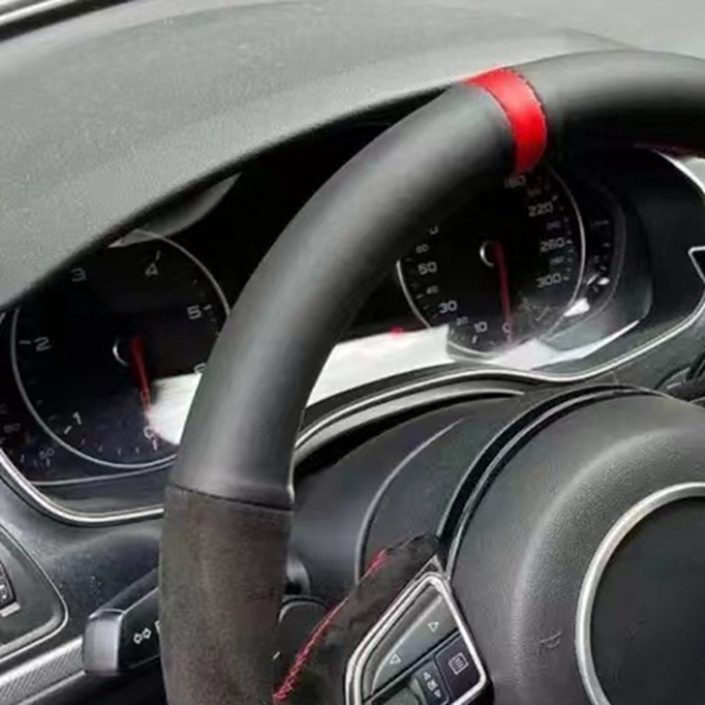 Audi A5 için örgü araba direks - Car Steering Wheel Cover Anti Slip Breathable incelemesi ve fiyatı