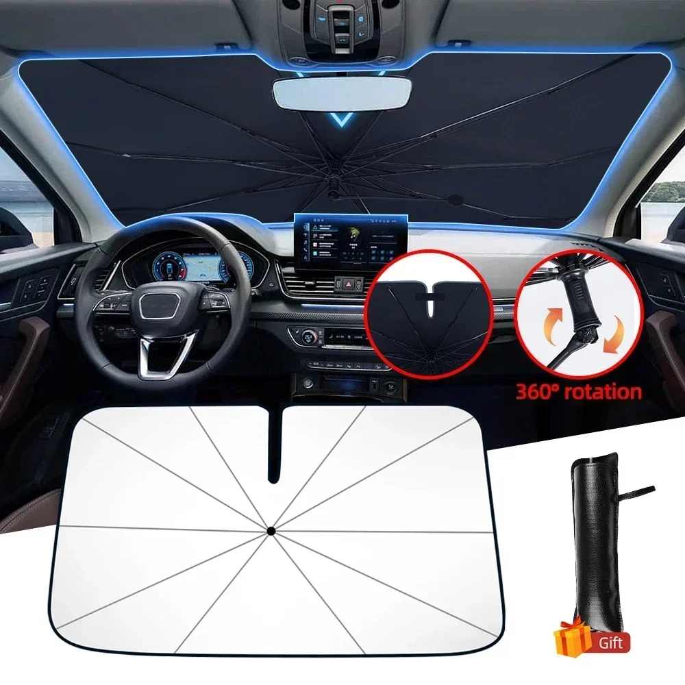 Araba Şemsiyesi Ön Cam Güneşli - Car Sunshade Windshield Umbrella Foldable incelemesi ve fiyatı