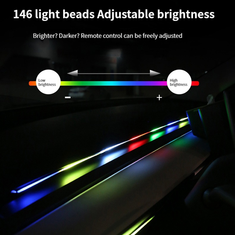 Araba LED ortam ışığı 64 renk  - Led Ambient Interior Car Lights App Control incelemesi ve fiyatı