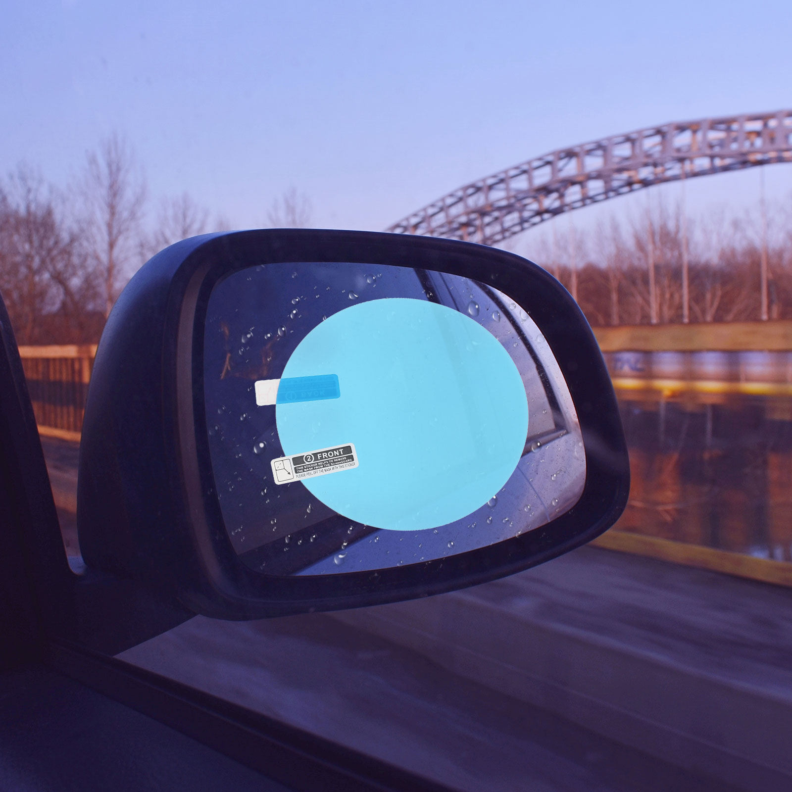 1 Çift Araba Dikiz Aynası Film - Anti Glare Car Rearview Mirror Film incelemesi ve fiyatı