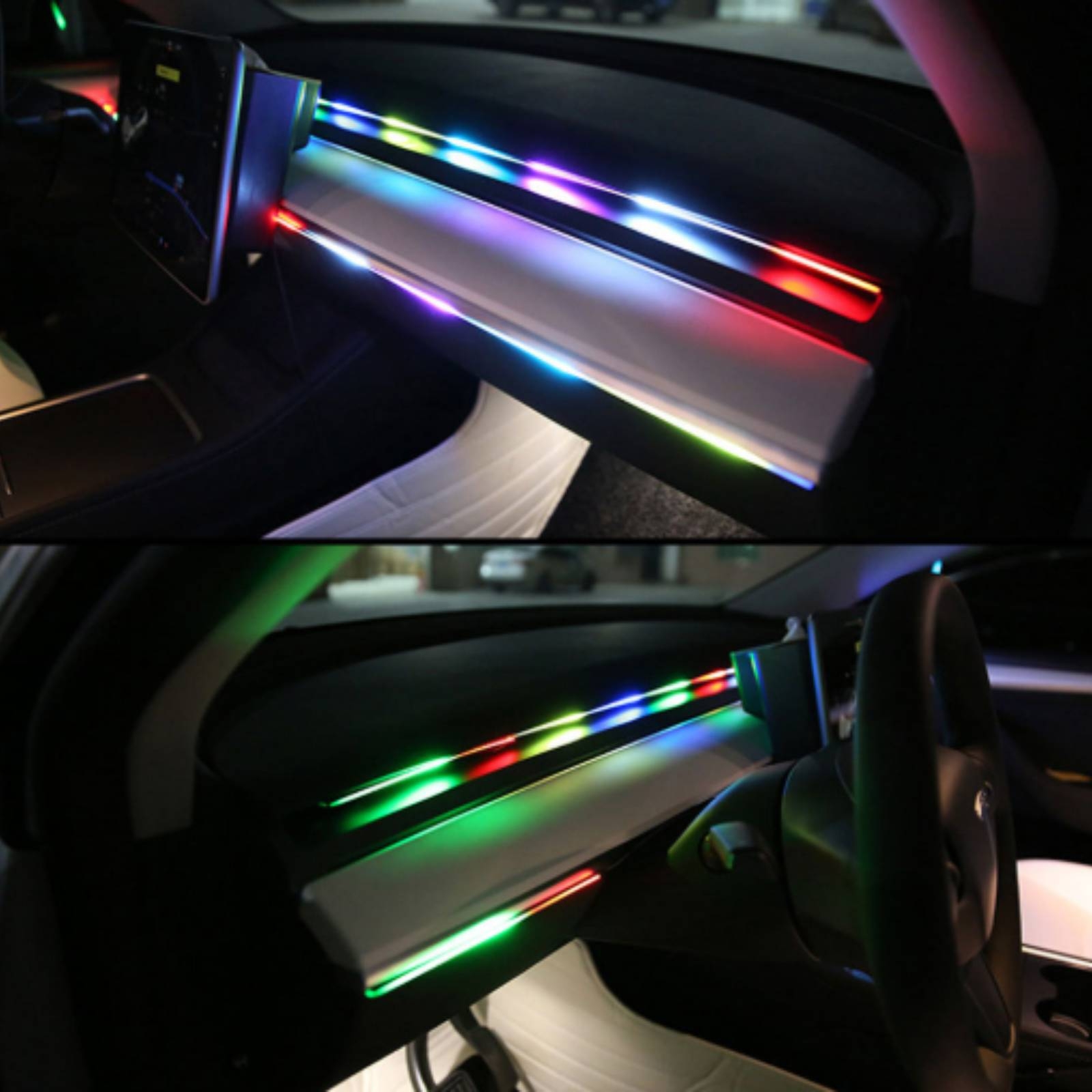 6 Parça Akrilik İç Mekan Araba - Led Ambient Interior Car Lights App Control incelemesi ve fiyatı